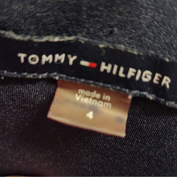 Tommy Hilfiger Dress Sleeveless Shift‎ Short Pleated Nautical Logo Navy Blue 4 - Picture 12 of 16